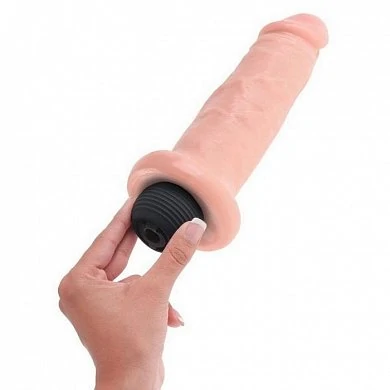 Фаллоимитатор Squirting Cock с эффектом семяизвержения телесный 20 см — фото 4
