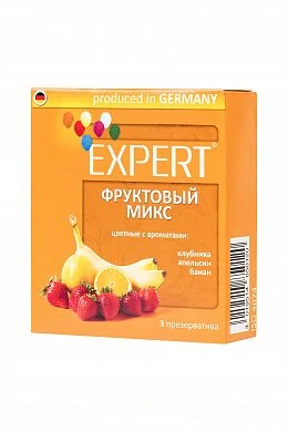 Презервативы Expert ''Фруктовый микс'' ароматизированные 3 шт — фото 2