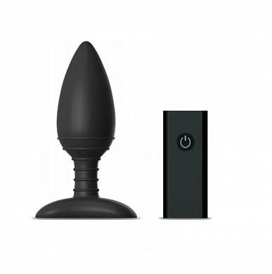 Анальная пробка с вибрацией Nexus Ace Remote Control черная 12 см — фото 2