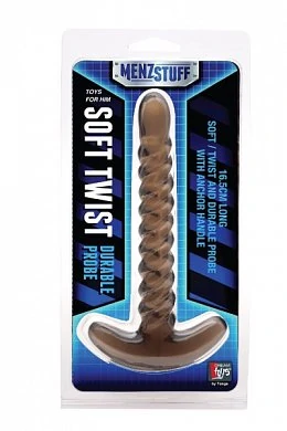 Анальная втулка Soft Twist Durable Probe Smoke черная 16,5 см — купить в секс-шопе LoveDoctor