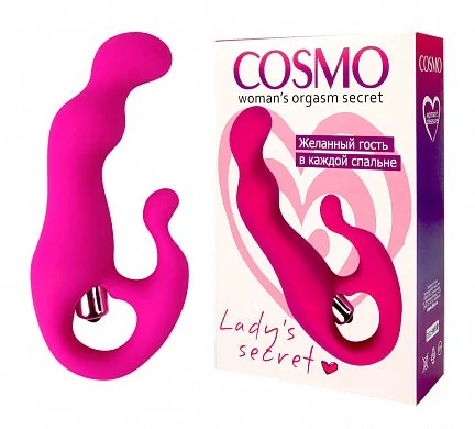 Вибромассажер для точки G Cosmo розовый 12 см — купить в секс-шопе LoveDoctor