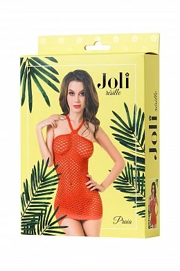 Платье-сетка Joli Praia красное L/XL — фото 5