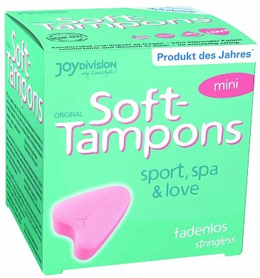 Тампоны мягкие JoyDivision Mini Sport Spa&Love 3 шт — купить в секс-шопе LoveDoctor