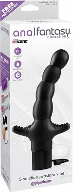 Вибровтулка анальная P5-Function Prostate Vibe черная — купить в секс-шопе LoveDoctor