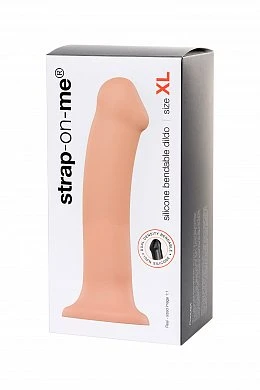 Страпон на присоске Strap-on-me силикон телесный 20 см — фото 9