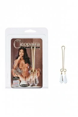Зажим на половые губы Cleopatra Crystal Clear — купить в секс-шопе LoveDoctor