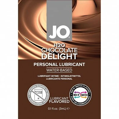 Съедобный лубрикант со вкусом шоколада JO Chocolate 3 мл — купить в секс-шопе LoveDoctor
