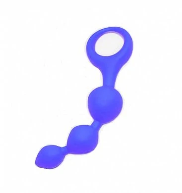Анальная цепочка Love Pacifier синяя 13 см — купить в секс-шопе LoveDoctor