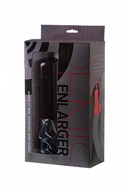 Помпа черная Penis Enlarger Smoke 19,5 см — фото 3