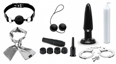 Набор для BDSM-игры Ultimate Bondage Kit черный — купить в секс-шопе LoveDoctor
