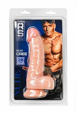 Фаллоимитатор RealStick Nude Cree телесный 20 см — фото 5