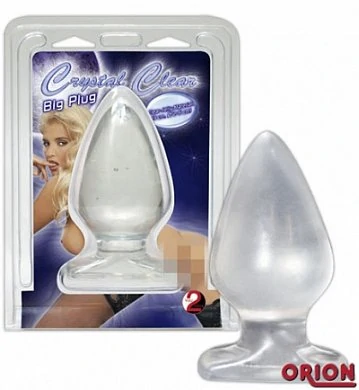 Анальная втулка Crystal Clear Medium Plug 12 см — купить в секс-шопе LoveDoctor