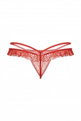Стринги женские открытые красные S/M — фото 3