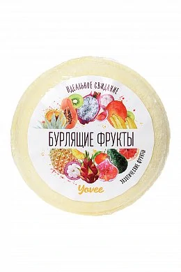 Бомбочка для ванны Бурлящие фрукты с ароматом экзотических фруктов 70 г — фото 4