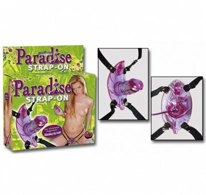 Стимулятор клиторальный на ремнях Paradise — купить в секс-шопе LoveDoctor