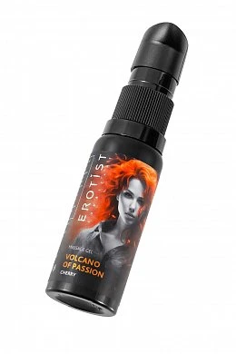 Гель с эффектом вибрации Erotist Volcano со вкусом вишни 25 мл — купить в секс-шопе LoveDoctor
