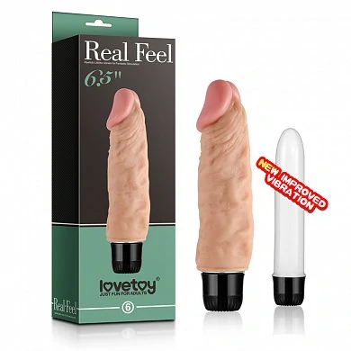 Вибратор реалистичный телесный LoveToy 17 см — купить в секс-шопе LoveDoctor