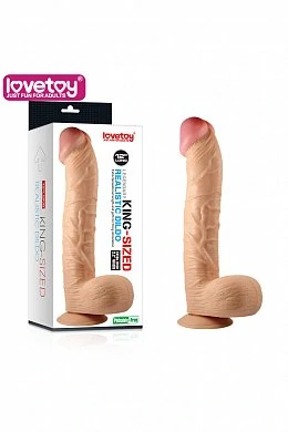 Фаллоимитатор реалистичный телесный LoveToy 30,5 см — купить в секс-шопе LoveDoctor