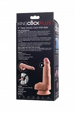 Фаллоимитатор Pipedream King Cock с мошонкой телесный 17,8 см — фото 8