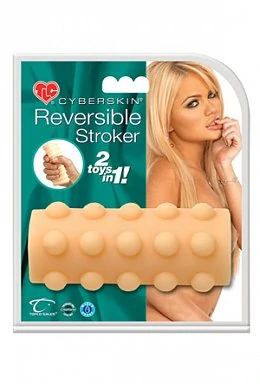 Насадка-мастурбатор Reversible Stroker стимулирующая, телесная — купить в секс-шопе LoveDoctor
