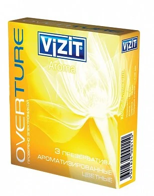 Презервативы Vizit Overture Aroma ароматизированные цветные 3 шт — купить в секс-шопе LoveDoctor