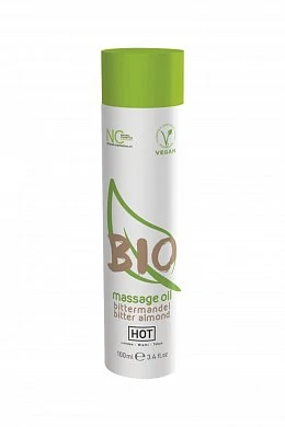 Массажное масло Hot Bio oil bitter almond 100 мл — фото 2