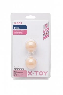 Вагинальные шарики Tyro телесные — купить в секс-шопе LoveDoctor