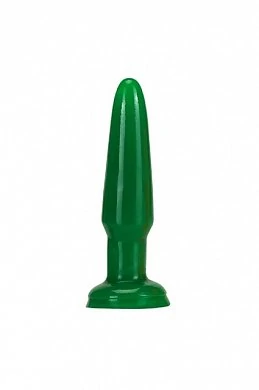 Анальная втулка Mini Slim Butt Plug зеленая — купить в секс-шопе LoveDoctor