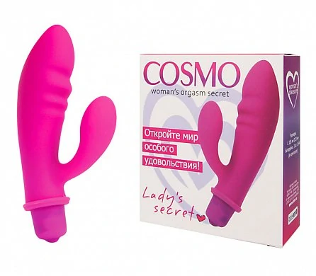 Вибромассажер Cosmo розовый 18,5 см — купить в секс-шопе LoveDoctor