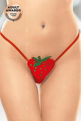 Стринги клубничка S/L — купить в секс-шопе LoveDoctor