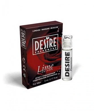 Мужские духи Desire lime 5 мл — купить в секс-шопе LoveDoctor