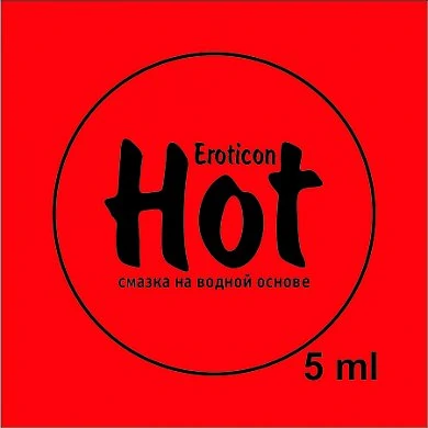 Гель-смазка с экстрактом женьшеня Eroticon Hot 5 мл — купить в секс-шопе LoveDoctor