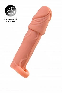 Насадка XLover для увеличения размера телесный 16 см — купить в секс-шопе LoveDoctor