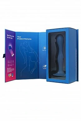 Фаллоимитатор Satisfyer Double Ball-R синий 16,5 см — фото 7