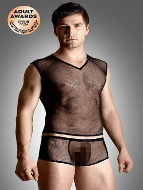 Костюм-сетка мужской SoftLine Collection черный M/L — купить в секс-шопе LoveDoctor