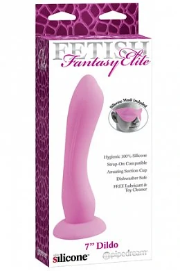 Насадка для страпона Fetish Fantasy Elite 7" розовая — купить в секс-шопе LoveDoctor
