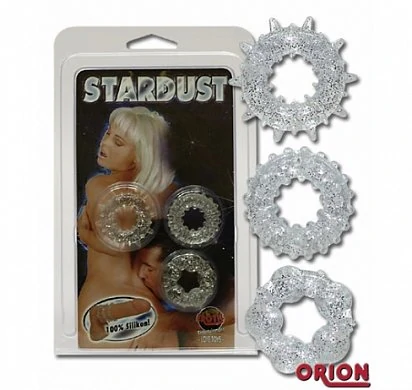 Набор колец 3 шт Stardust — купить в секс-шопе LoveDoctor
