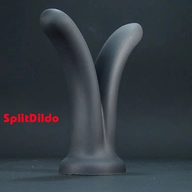 Сплит Дилдо SplitDildo черный G-стимулятор-PS — купить в секс-шопе LoveDoctor