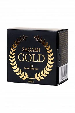 Презервативы Sagami Gold латексные №10 — фото 2