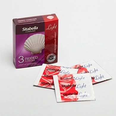 Презервативы Sitabella Light с возбуждающим эффектом ребристые 3 шт — купить в секс-шопе LoveDoctor