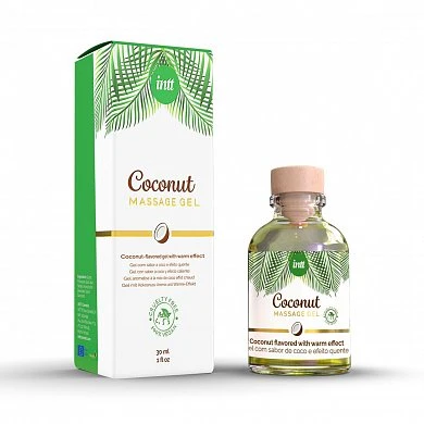 Массажный гель Coconut со вкусом кокоса 30 мл — купить в секс-шопе LoveDoctor
