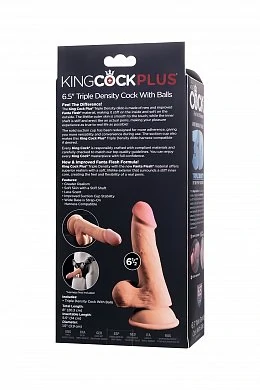 Фаллоимитатор Pipedream King Cock с мошонкой телесный 20,3 см — фото 9