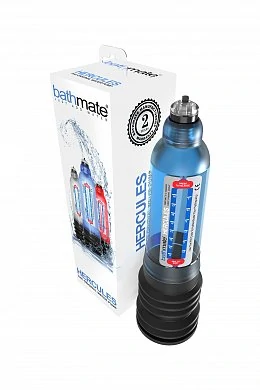 Гидронасос для увеличения члена Bathmate Hercules голубая 30 см — фото 10