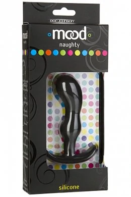 Анальная пробка для ношения искревленной эргономической формы из 100% медицинского силикона.