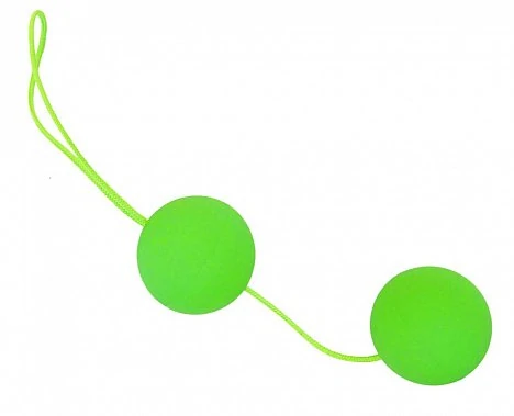 Шарики вагинальные "Balls" зеленые d 3,5 см — купить в секс-шопе LoveDoctor