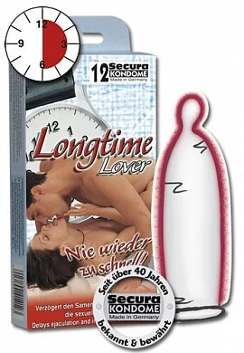 Презервативы Secura Longtime Lover 12 шт — купить в секс-шопе LoveDoctor