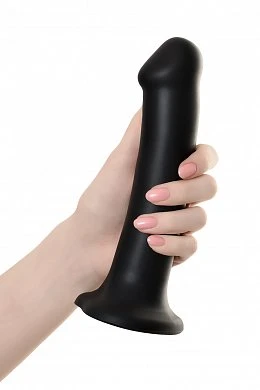 Страпон на присоске Strap-on-me черный 19 см + дисплей — фото 4