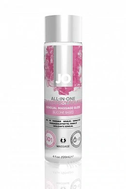 Массажный гель-масло ALL-IN-ONE Massage Oil клубничный 120 мл — купить в секс-шопе LoveDoctor