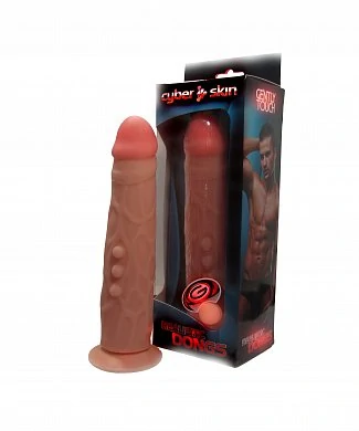 Реалистичный фаллос на присоске Cyber Skin 21,6 см — купить в секс-шопе LoveDoctor