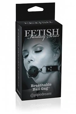 Кляп Breathable Ball Gag черный — купить в секс-шопе LoveDoctor